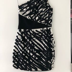Robert Rodriguez Mini One Shoulder Dress Size 2